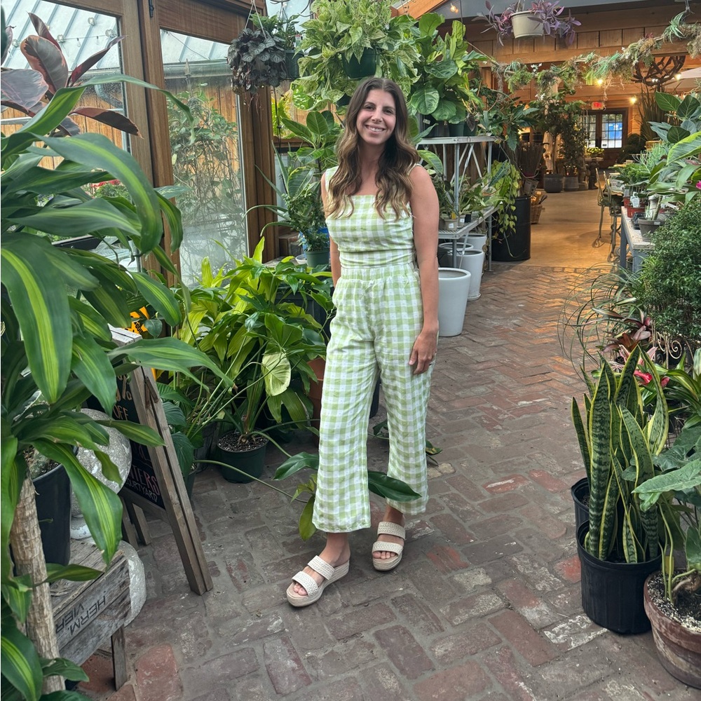 Kittenish Gingham Outfit (two piece set)